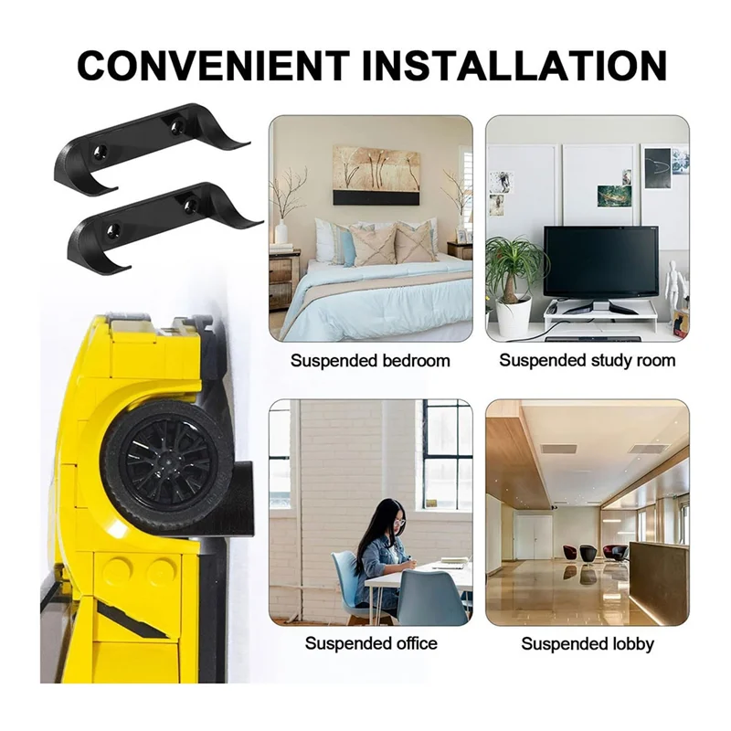 Suporte de exibição de modelo de carro de montagem na parede AD-12Pcs Rack de armazenamento de brinquedos de carro vertical para série Speed Champion