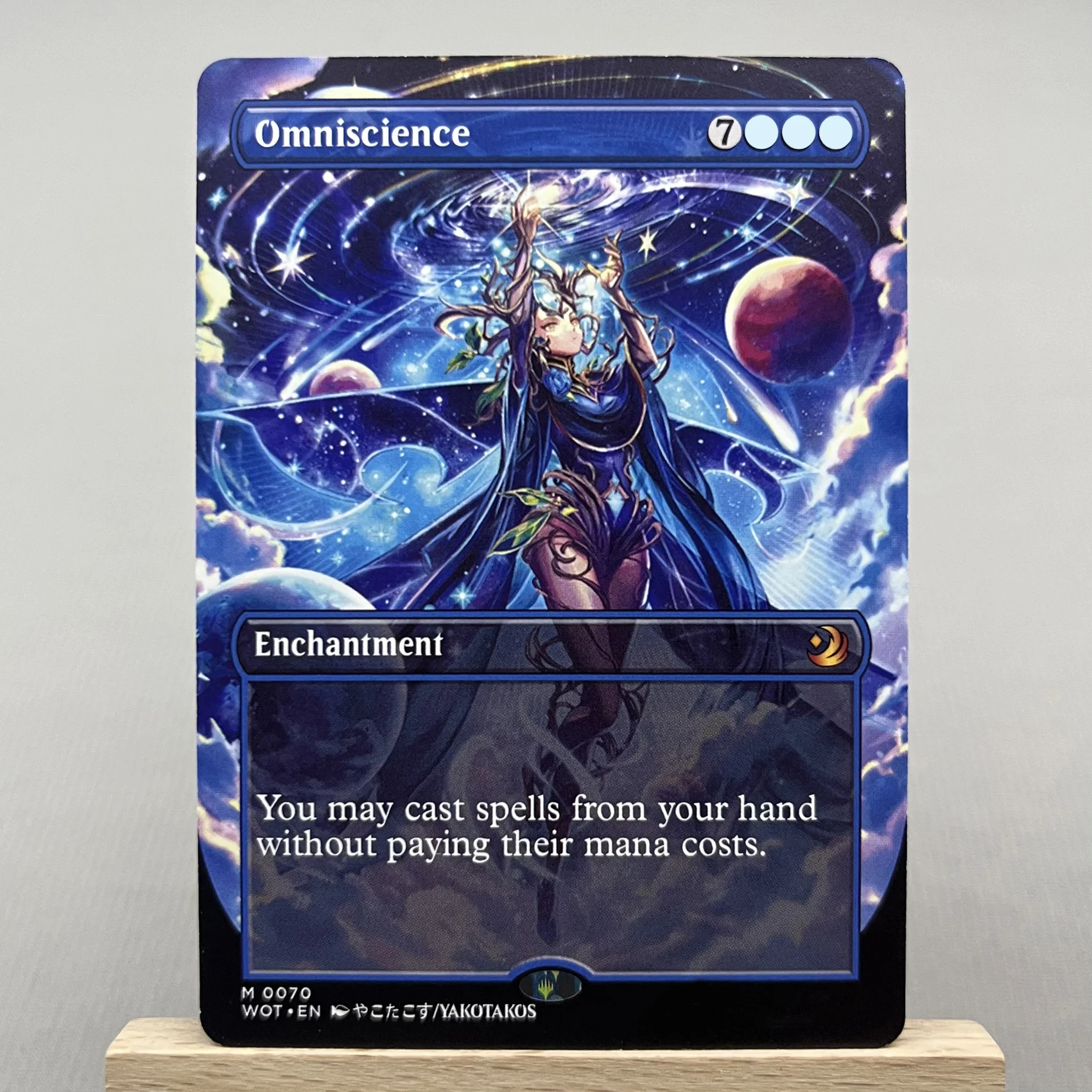 WOT LCC HOLO4-Ⅰ03 Tcg proxy magical cards Rhystic Study Smothering Tithe Doubling Season Parallel Lives the Chalice gathering