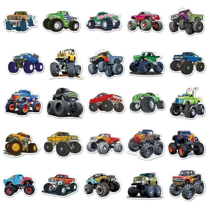 100 قطعة من ملصقات تزيين جرافيتي إبداعية لشاحنة كرتونية مخصصة #3