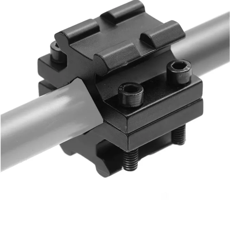 

1pcs Double-sided Butterfly Clip Tactical Adjustable Universal Track Tube Installation Bipod Adapter Flashlight Clip New 2025