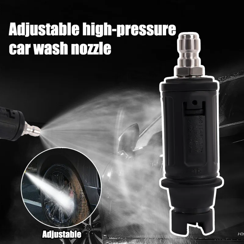 3000 PSI High Pressure Water Gun Head Car Washing Machine Nozzle Rotating Blaster Turbo Jet Nozzle Connector Washer Accessories