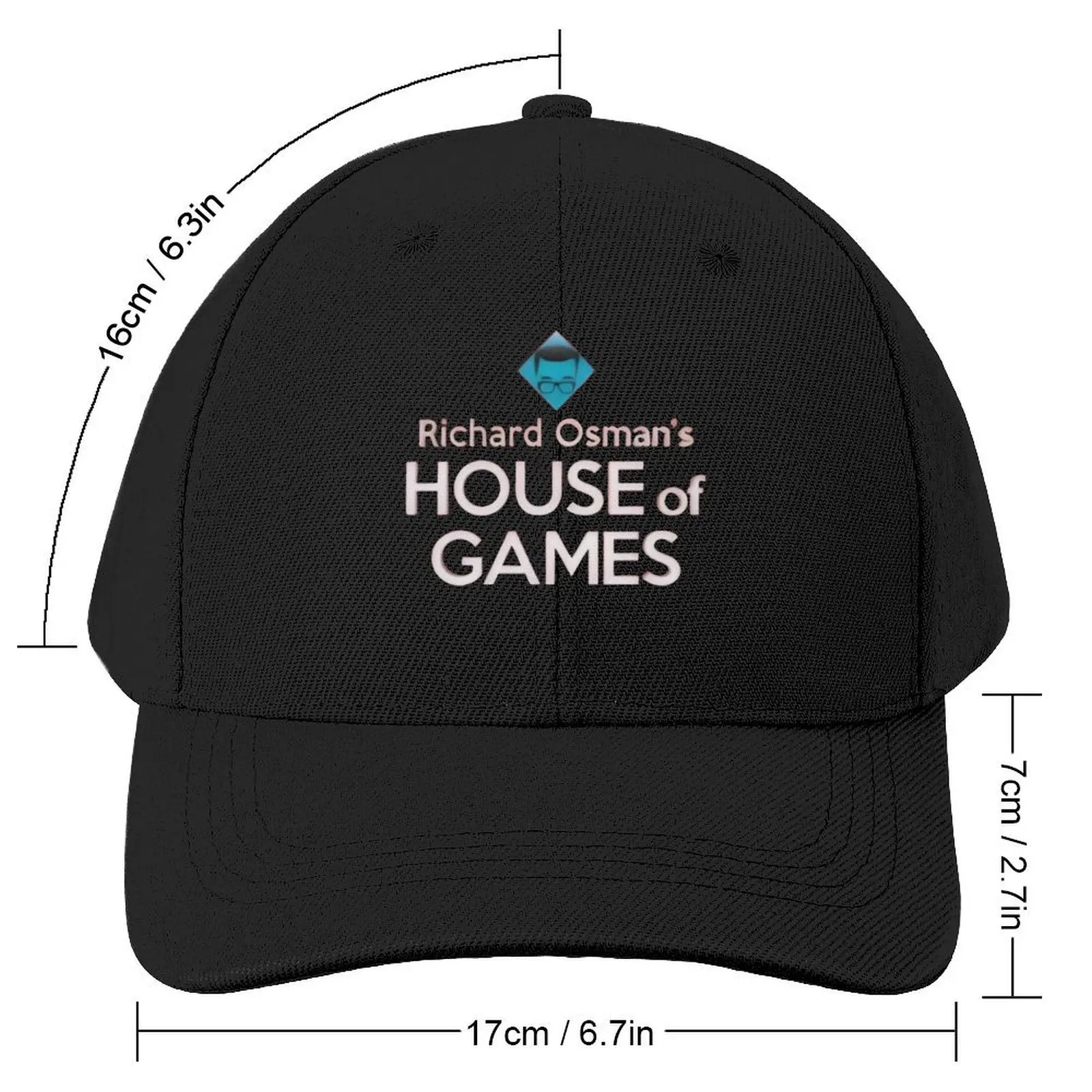 Richard Osman House of Game T-Shirt Baseball Cap western Hat Sun Cap Sun Hat For Children Golf Women's Golf Clothing Men's