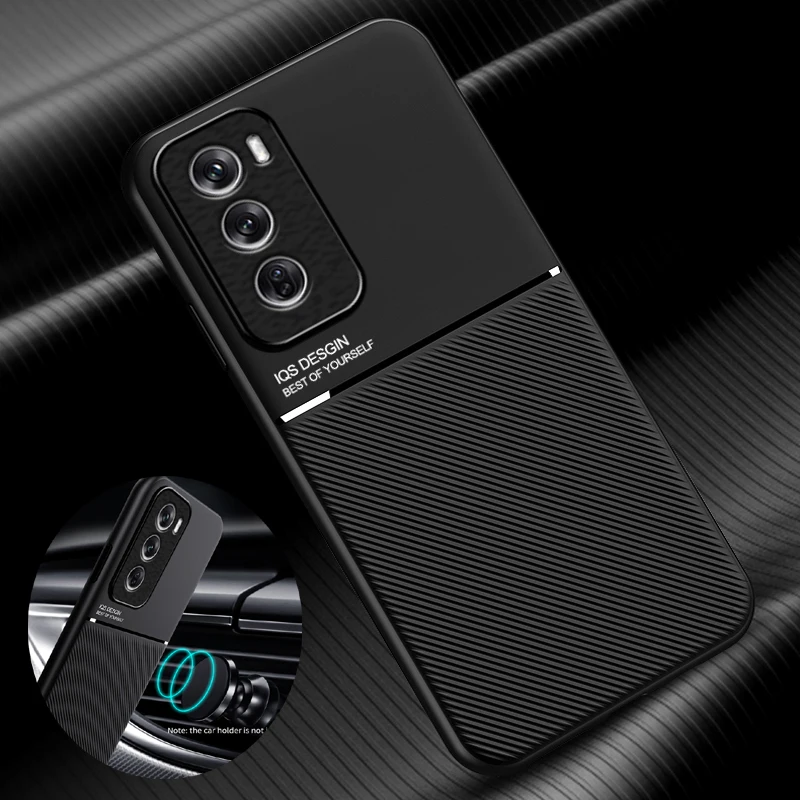 

Shockproof silicone Soft TPU Phone Case For OPPO Reno 12 F 11 Pro 11F 5G Magnetic Car Holder Cases Lens protection Back Cover