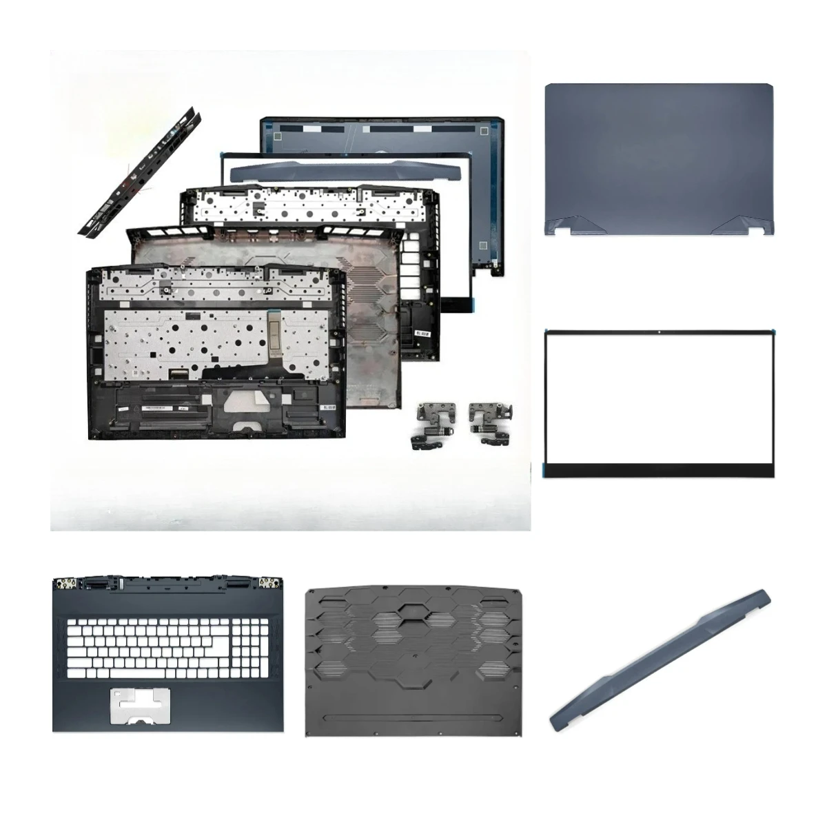 Original  for MS-17K2 17K3 17K4 GE76 laptop LCD top cover / front panel / palm rest / bottom shell / hinge cover ABCD hinge