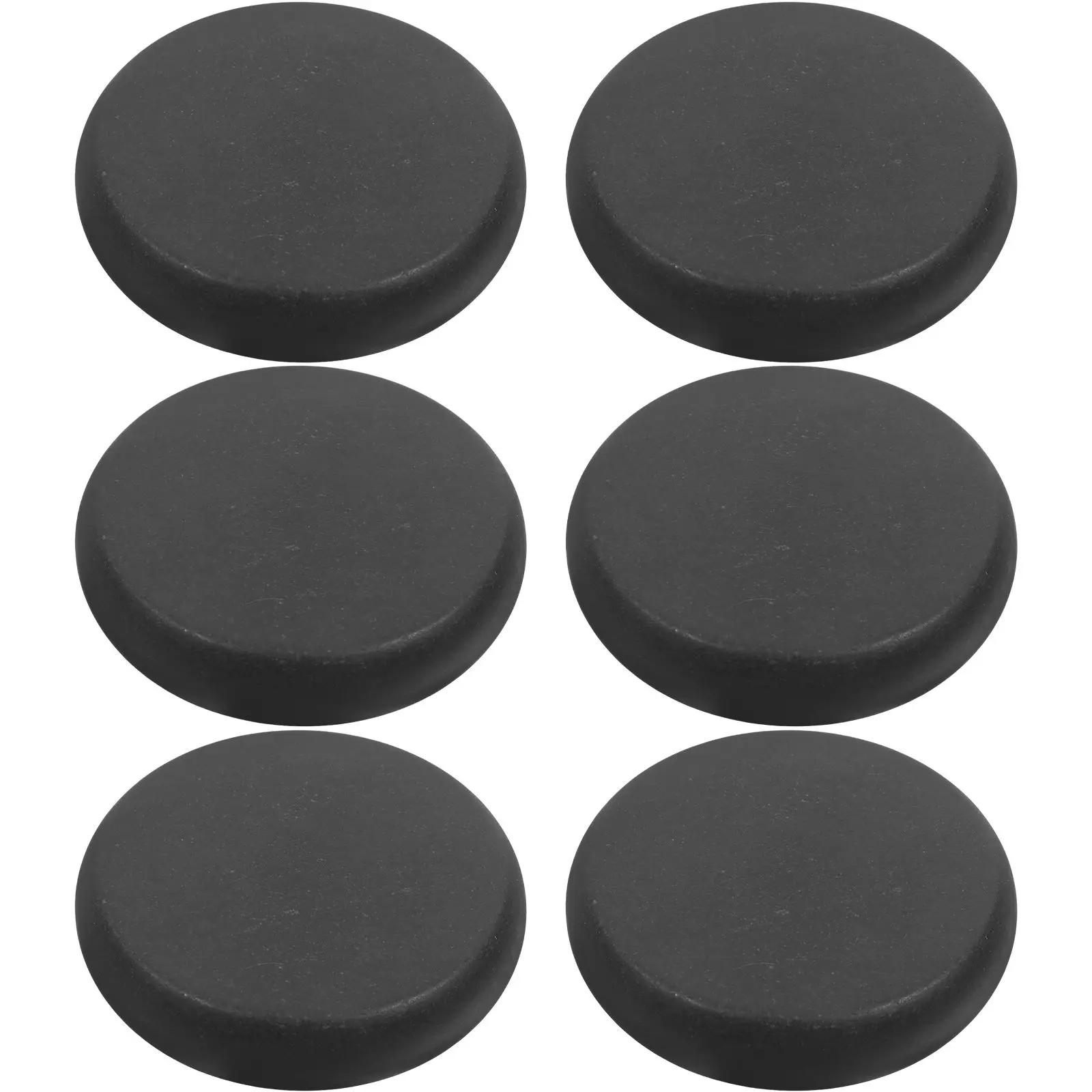 

6 Pcs Black 8x8cm Volcanic Stone Set for Hot Stone Massage with Guasha Tools Essential Oil Spa Relaxation