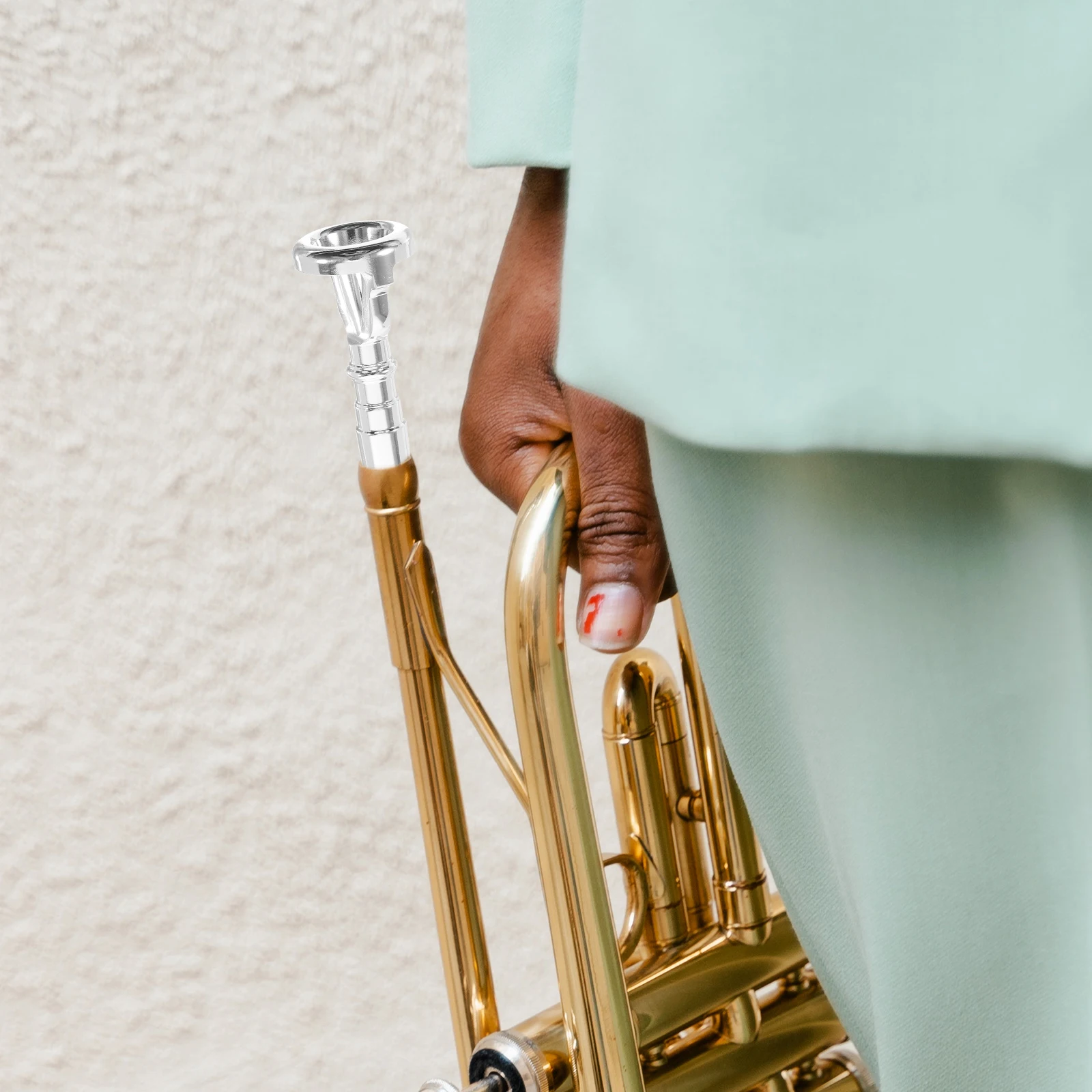 

1Set Trumpet Embouchure Trainer Cost Effective Good Helper for Trumpet Lovers Professional Teaching Props Portable Practice