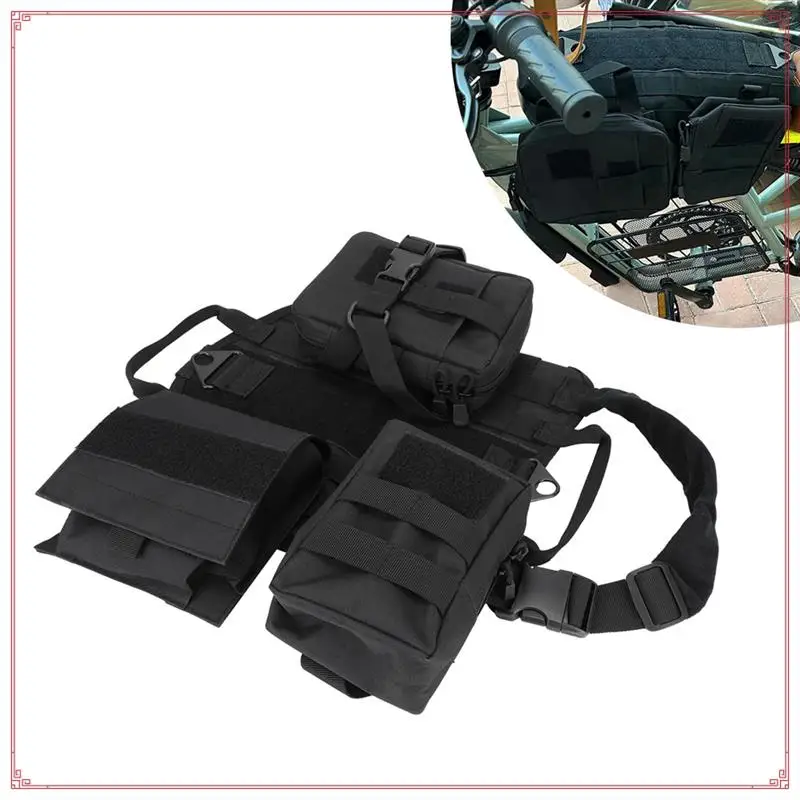 

For Super 73 S1/S2/R/Z Battery Frame Bag, Multiple Pockets Multifunctional Tool Storage Bag Motorcycle Replacement