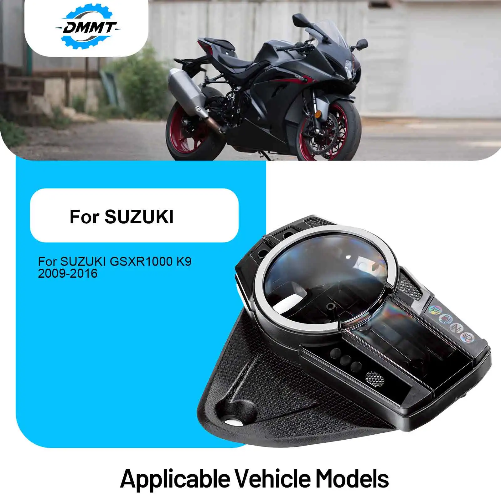 

Motorcycle Speedo Meter Gauge For SUZUKI GSXR1000 K9 2009-2016 Motorcycle Speedometer Instrument Gauge Case Cover