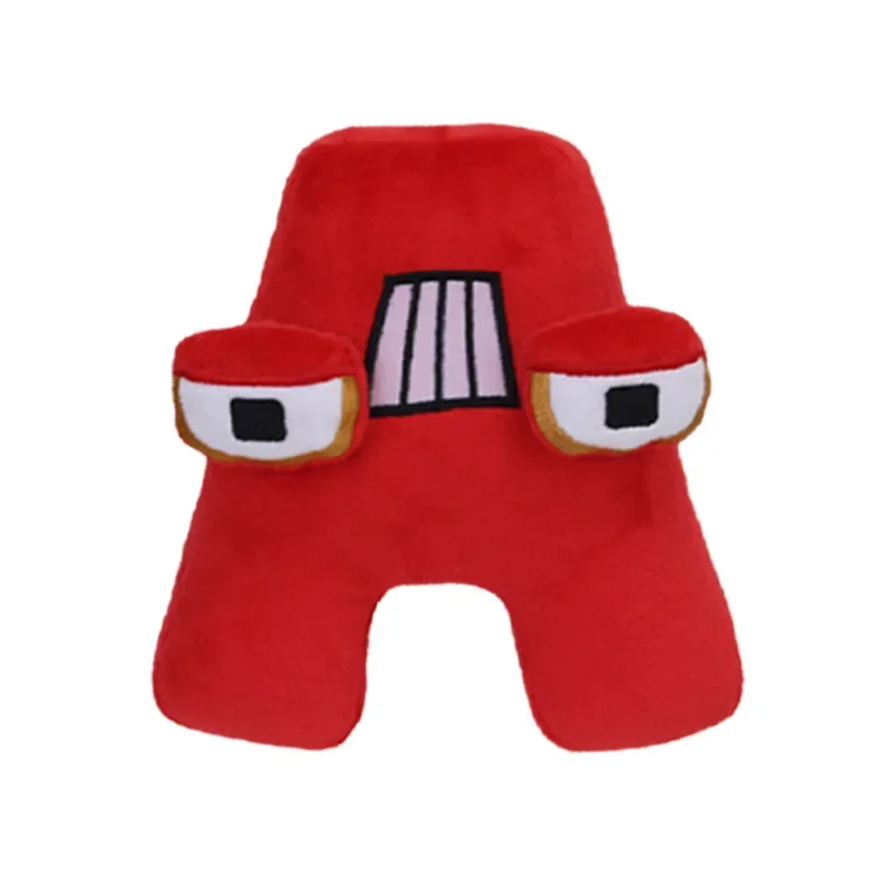 * Alfabeto Lore giocattoli di peluche bambola anime Kawaii 26 lettere inglesi giocattoli di peluche bambini illuminazione Montessori peluche bambola regali