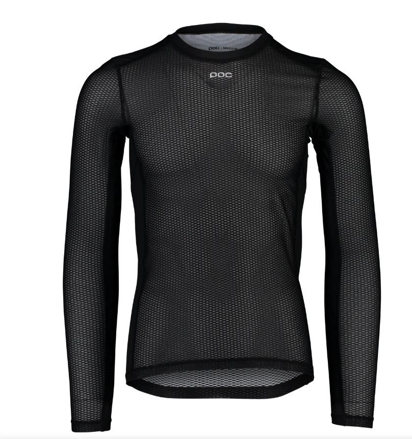 poc Essential  mtb pure long-sleeve  Stay warm and comfortable when temperatures drop with this lightweight long-sleeve base lay