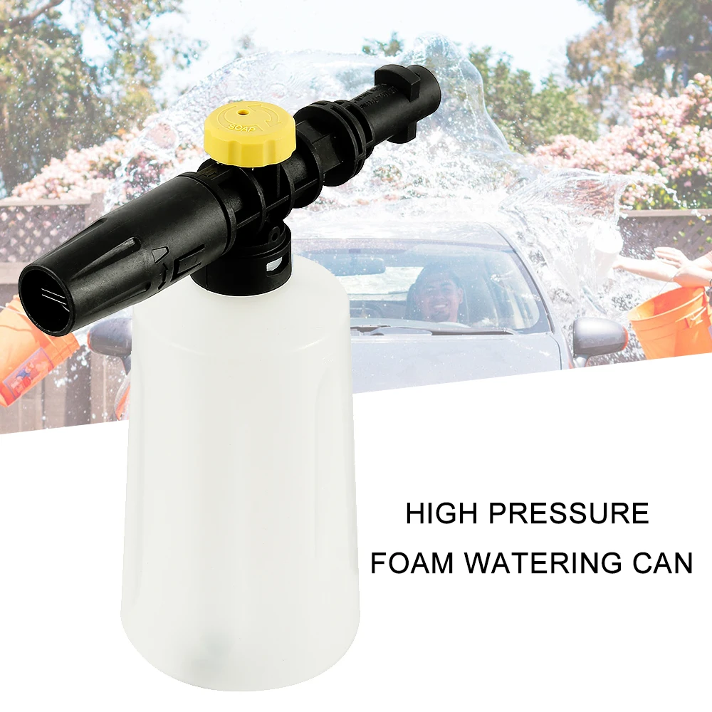 750ml Foam Cannon Bottle Adjustable Snow Foam Lance Soap Dispenser Nozzle Foam Watering Can Pressure Washer for Cleaning Car Win