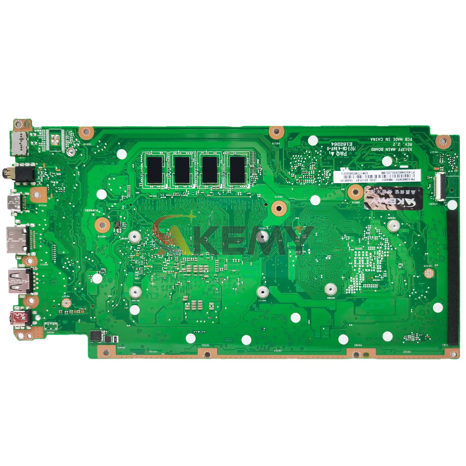 X712FAC Mainboard For ASUS S512FA A512FA A712FA S712FA X712FA X512FA Laptop Motherboard W/ I3-10110 i5-10210 I7-10510 CPU 4G/8G