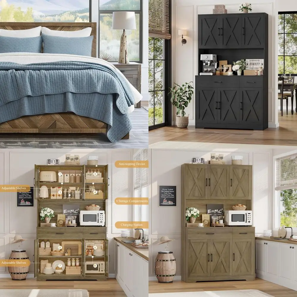 

Evergrace Kinsey Walsh Cross-Stitch Cotton Quilt Set - King Size, Oversized 3-Piece Lightweight Bedspread Collection