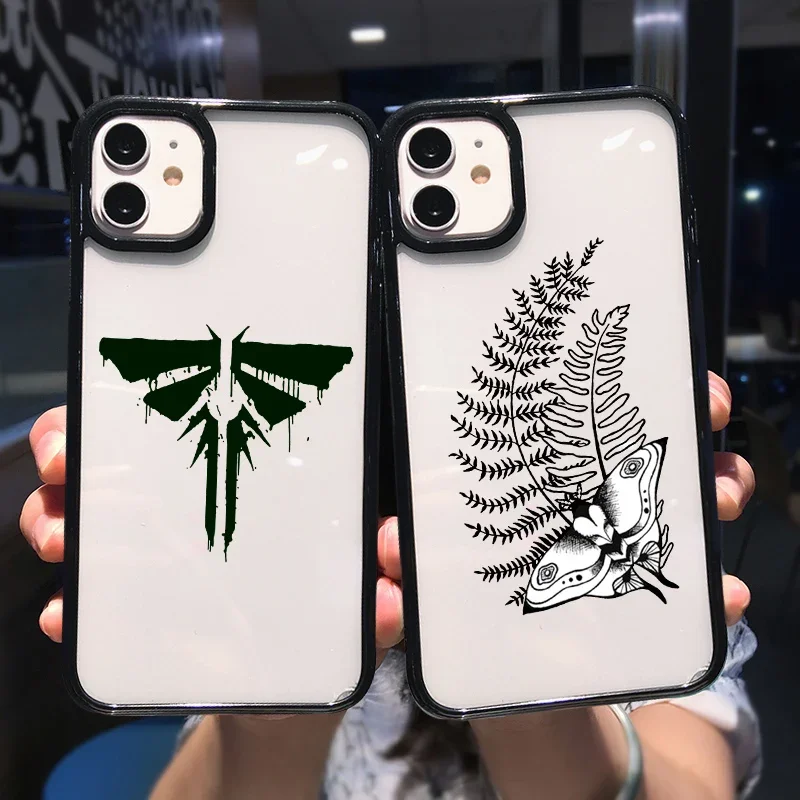 The Last of Us Phone Case for Iphone 14 11 Pro Max 12 16 15 13 Pro Max 7 8 Plus SE 20 Joel Ellie Shockproof Clear Funda Cover