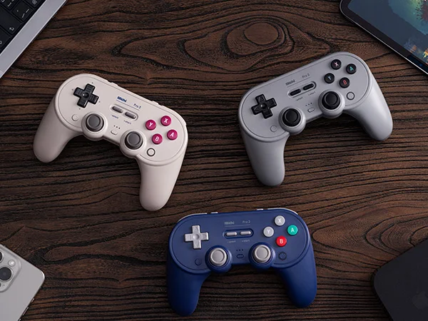 Bluetooth-контроллер 8BitDo Pro 3 для Nintendo Switch 1/2 Windows Apple SteamOS Android с джойстиками TMR зарядной Фото №5
