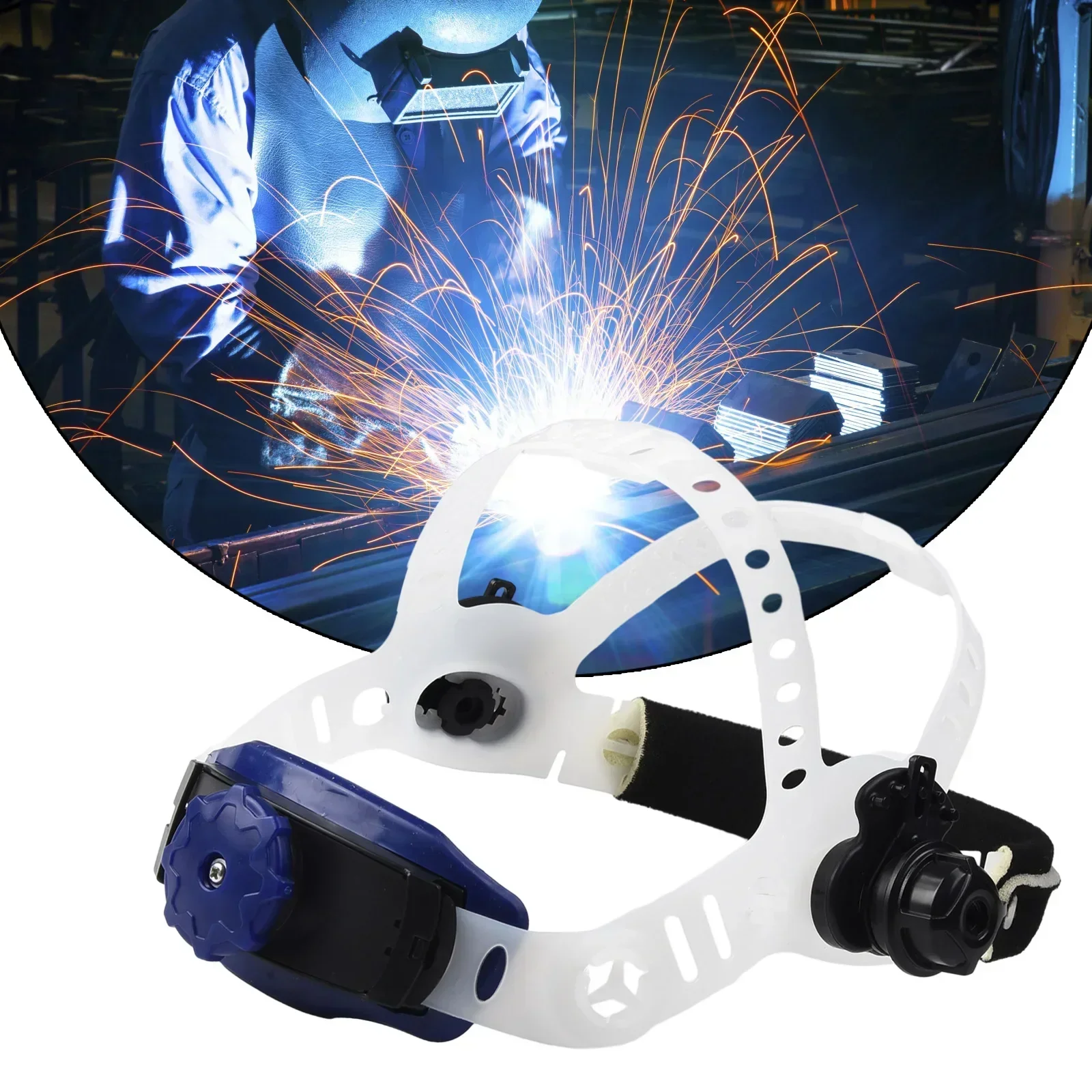 1PCS Welding  Headband Auto Darkening Welder Mask Accessories Square Hole Welders Welding Wearing Helmet Headband