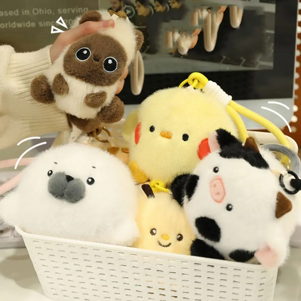 

Backpack Decor Stuffed Penguin Plush Keychain Cartoon Animal Penguin Stuffed Pendant Cute Simulation Penguin Soft Pendant Kids