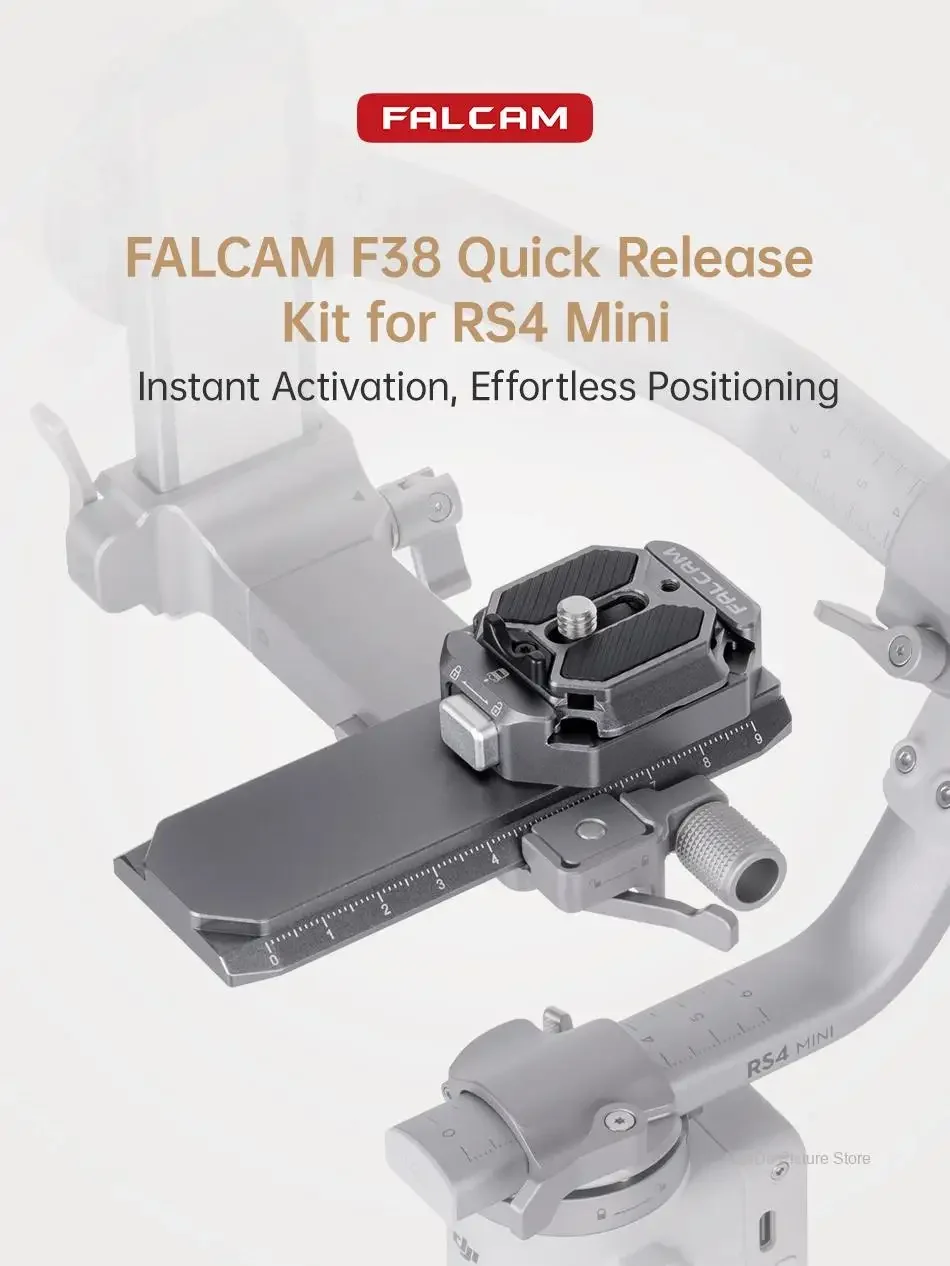 FALCAM مجموعة لوحة الإصدار السريع لـ DJI RS4 Mini F38B5202/F38B5201 Mini Gimbal Stabilizer QR Base ملحقات توسيع الكاميرا #1