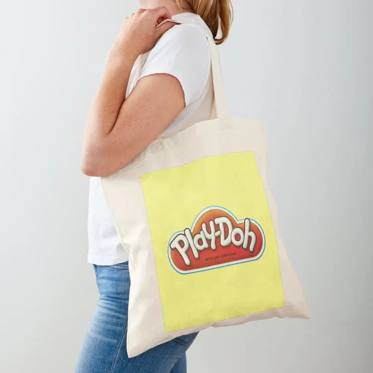 Vintage Play-Doh logo Tote Bag Shopper handbag canvas tote bag hand bag ladies