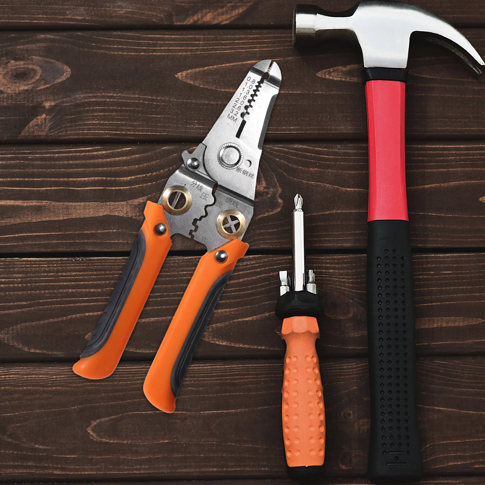 

Multifunctional Electrician Pliers Wire Stripping Crimping Cutting Peeling For Electrical Wiring Soldering Fuse Puller Connector