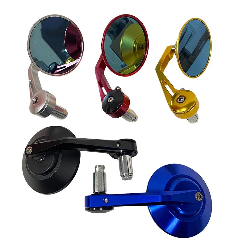

Universal Handlebar End Rearview Mirror Motorcycle Accessories Bicycle Accessories Tram Off-Road Vehicle All-Terrain 95MM Glass