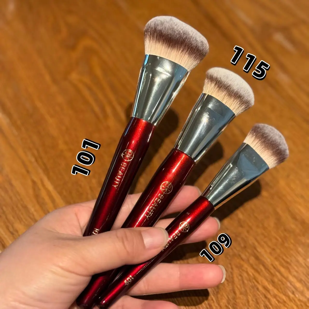 bk115-101-109-208-beauty-brush-contoured-foundation-blush-makeup-brush-liquid-cream-bronzer-highlighter-big-brush-cosmetic-tool