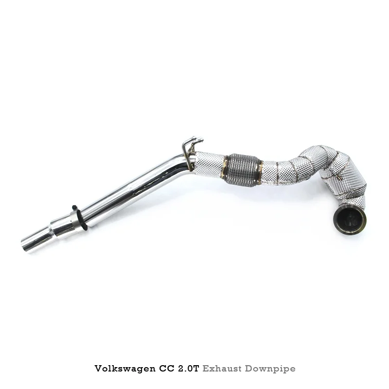 Head Section High flow Pipes Exhaust Pipes branch downpipe Exhaust Pipe with catalyst For VW/Volkswagen CC 2.0T 2015-2022