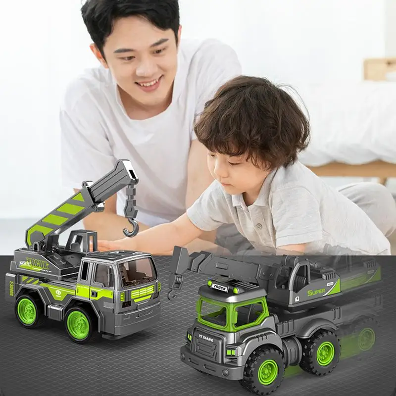 Children's Construction Toys Kids Engineering Vehicle Electric Drill Tool Toys Construction Engineering Vehicle Toys For Boys