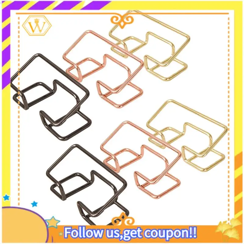 

6PCS Business Card Holder Kit For Desk, Small Metal Business Card Holder Stand Set For Office Desktop For Women And Men