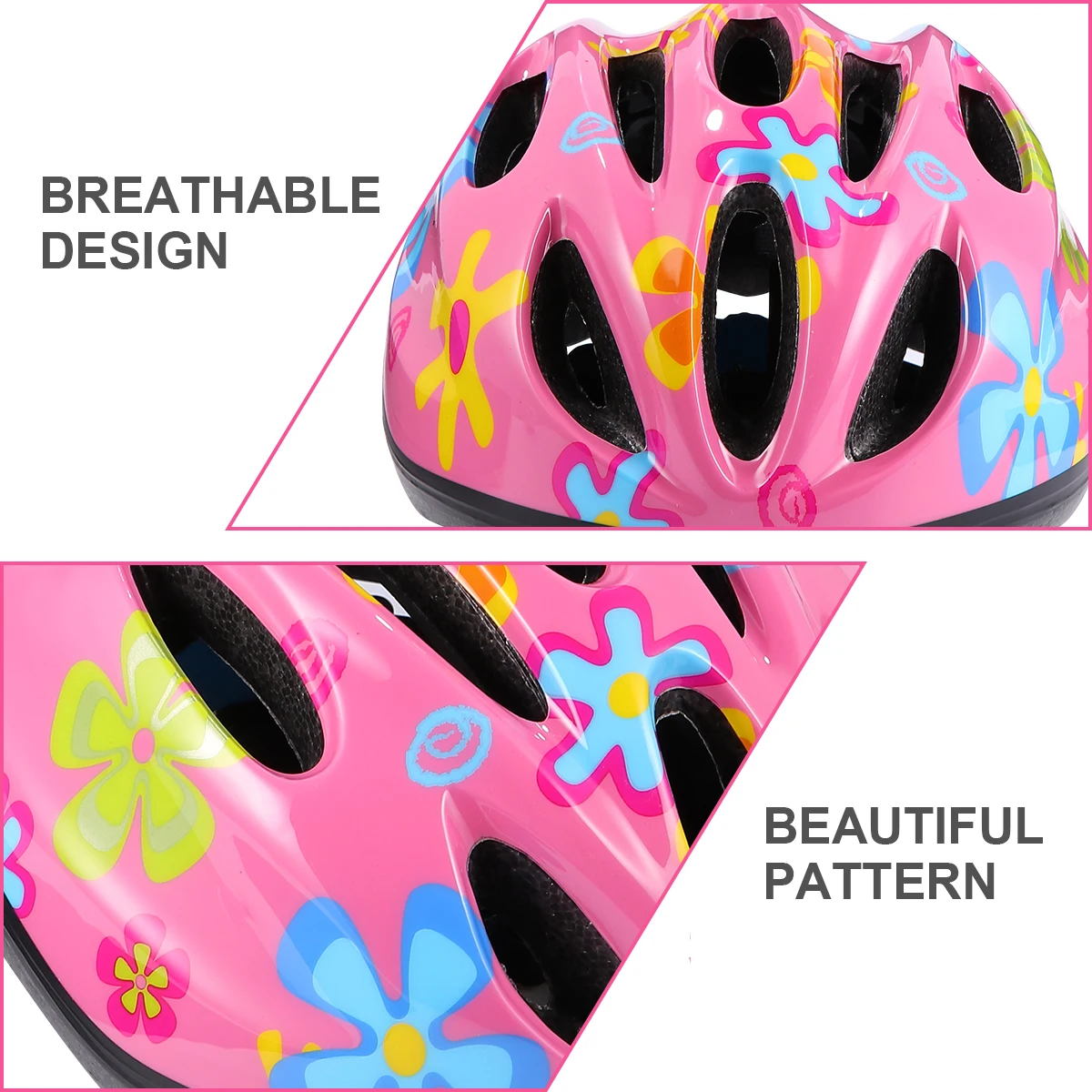 

Kids Safety Helmets Lightweight Durable Shock Absorbing Design For Cycling Skateboarding Roller Skating Scooter Sports 48 58cm