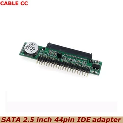 1pcs/lot Sata to IDE 2.5 Sata Female to 2.5 inch IDE Male 44 pin port 1.5Gbs Support ATA 133 100 HDD CD DVD Adapter