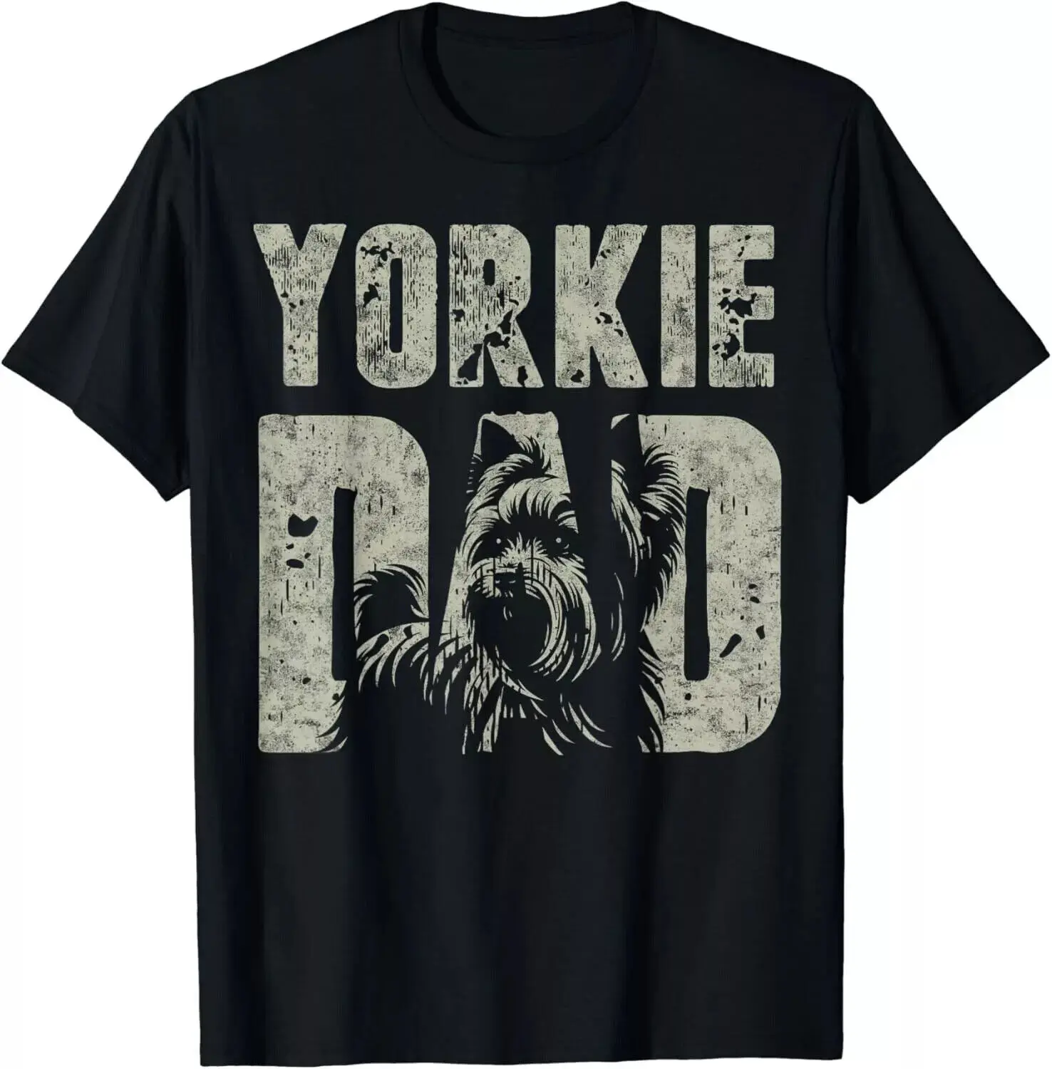 Yorkie Dad Father's Day Dog Lover Yorkshire Terrier Dog Dad Gift Unisex T-Shirt