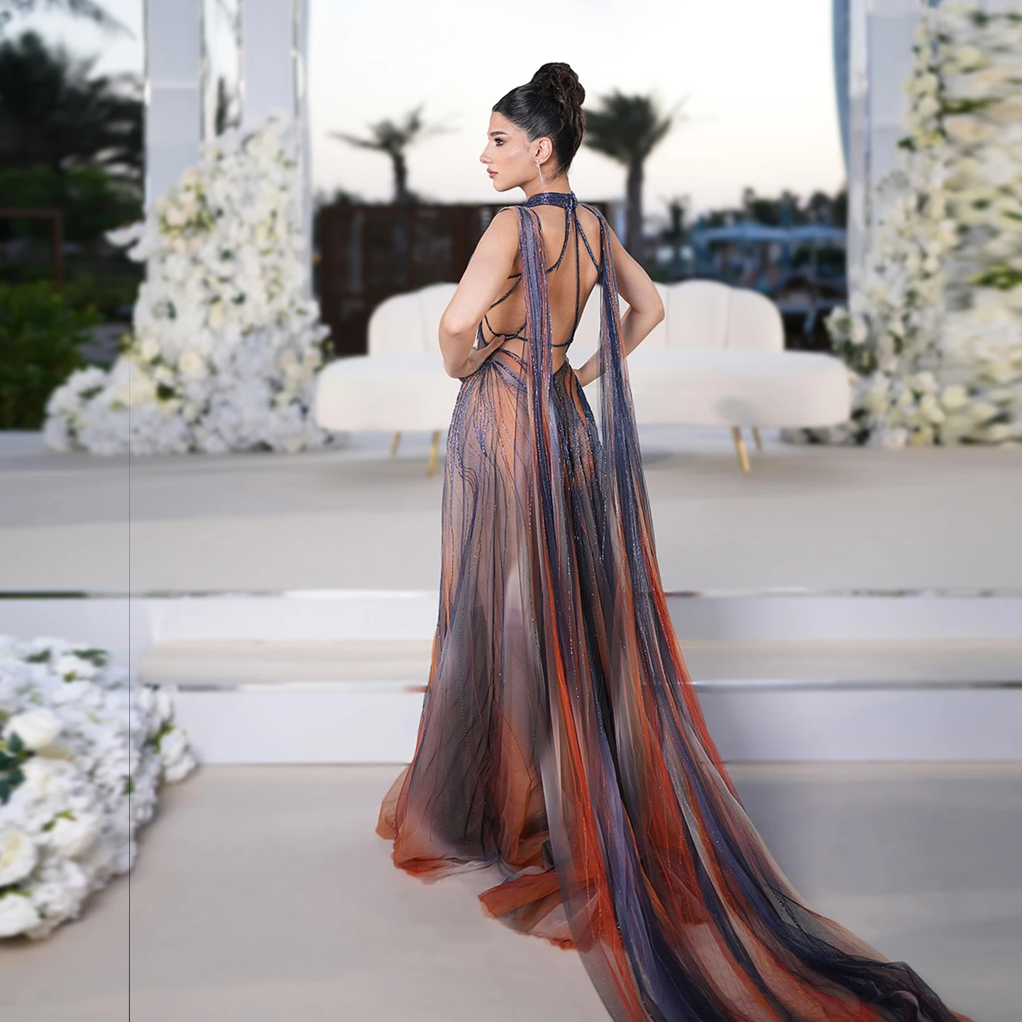 

Шарон сказал Роскошные вечерние платья русалки из бисера с накидкой и рукавами Элегантные женские платья с лямкой на шее крест-накрест для выпускного вечера SS297 по индивидуальному заказу