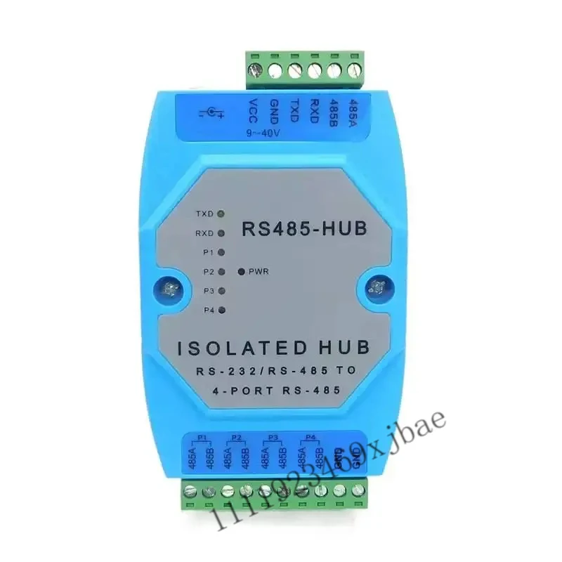 485 Repeater Industrial Grade Optoelectronic Isolation 4-Channel RS485 Hub 1 In 4 Out