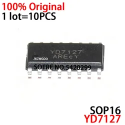 New original YD7127 SOP16 (Substitute IRS20957STRPBF) Car audio IC 10PCS/LOT