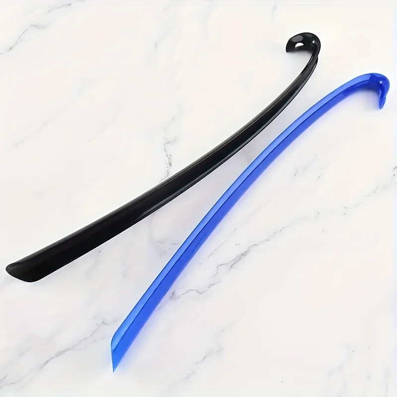 1 حذاء مريح قابل للسحب - بلاستيك سميك بطول 16.54 بوصة بدون تصميم منحني، متين وخفيف الوزن