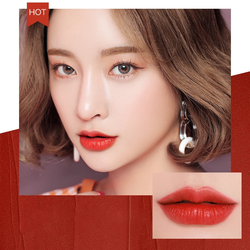 5色 防水 ノンスティック カップ ラウンドチューブ 保湿 簡単発色 リップグロス 口紅 長持ち リップ 口紅 化粧品