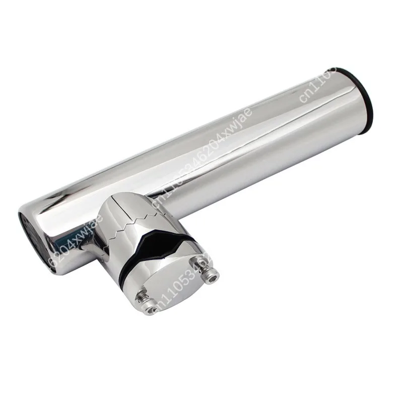 7/8 1 Inch Marine Stainless Steel Offset Rod Holder Boat Flush Mount Fishing Pole Rack Yacht