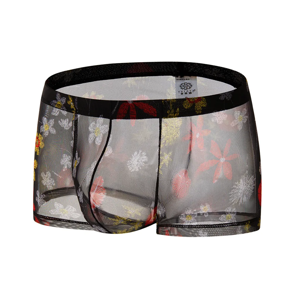 

Sexy Men's Sheer Boxer Briefs Comfortable As Nothing On Soft Breathable Quick Dry Fabric Stylish Daily Intimate Wear