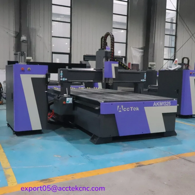 3 Axis CNC Wood Router 1300x2500mm Acrylic PVC Plastic Cutting Engraving Milling Machine for Woodworking Sign Making