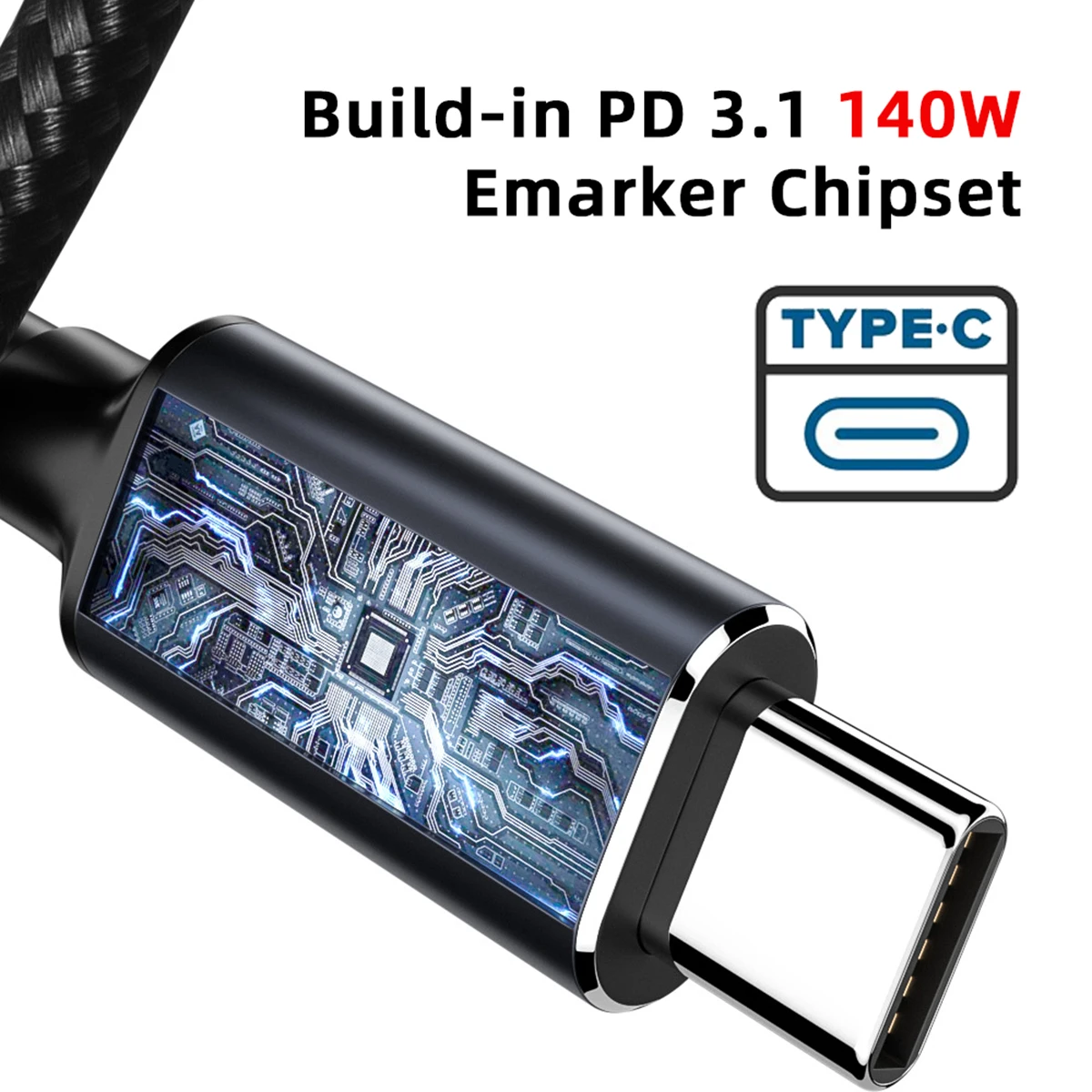 Type C USB-C Input to Output DC 5.5*2.1mm 20V Power 100W 135W 140W 65W Charging Cable 1.8m for Laptop
