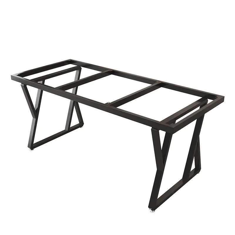 

Rock slab dining foot bracket marble large slab table legs office conference metal base tea table foot wrought iron