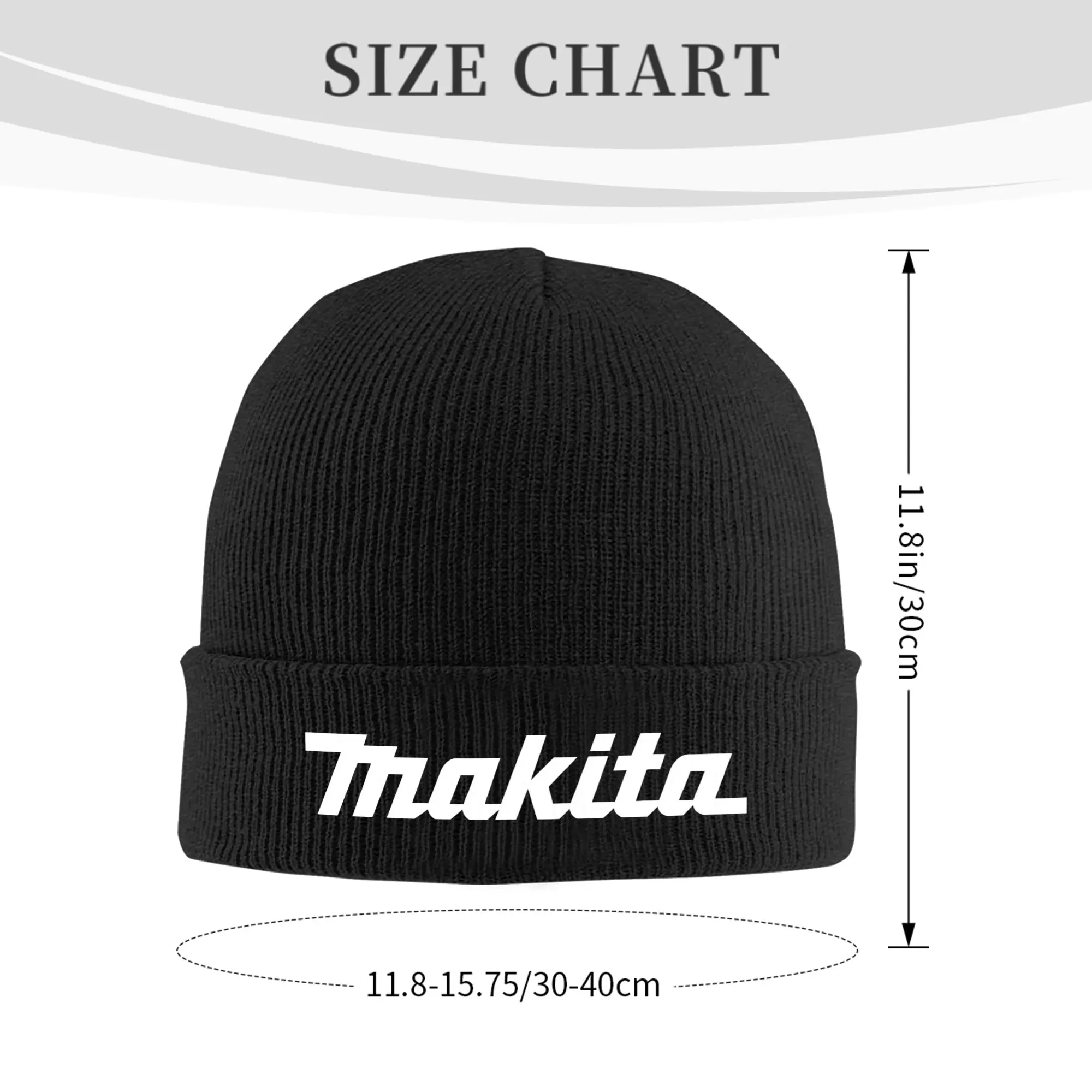 Custom M-Makitaed Bonnet Hat Fashion Knitting Hat Men Women Unisex Adult Power Tool Warm Winter Skullies Beanies Caps