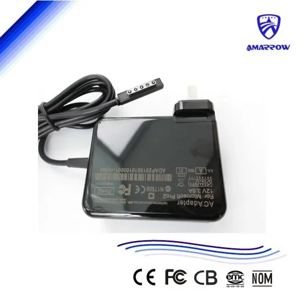 Tablet Charger for Microsoft Surface Pro 2 and Rt 12V 3.6A 43W