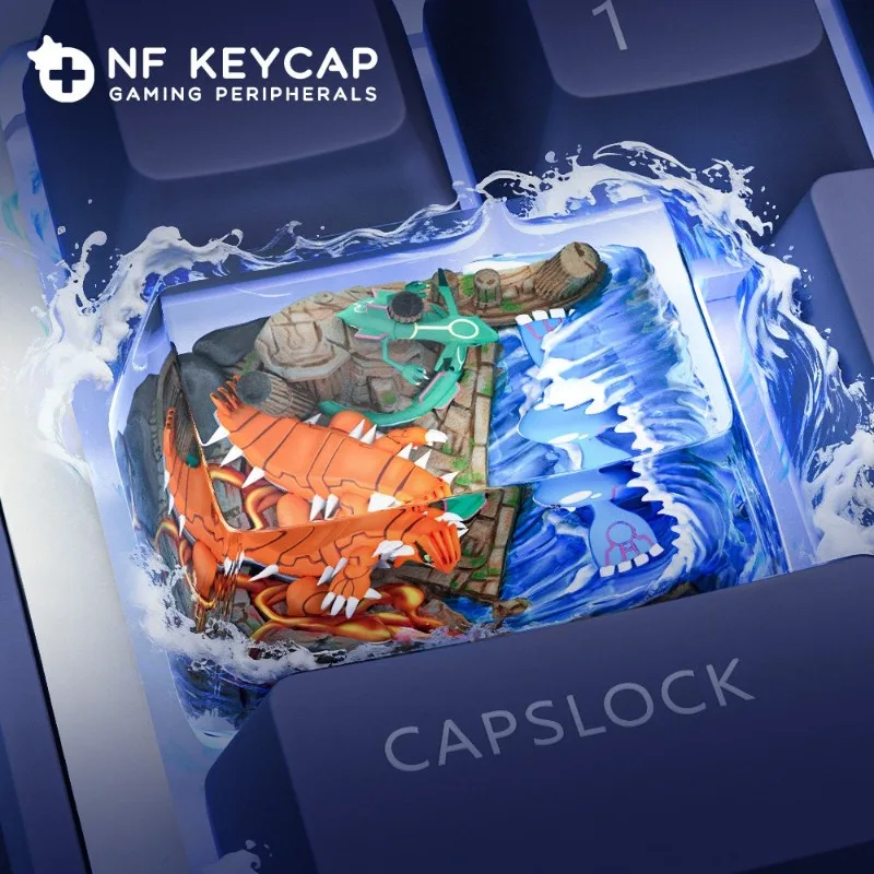 pokemon-hoenn-legendary-trio-keycaps-anime-character-groudon-kyogre-rayquaza-creative-resin-keycap-mechanical-keyboard-esc-key
