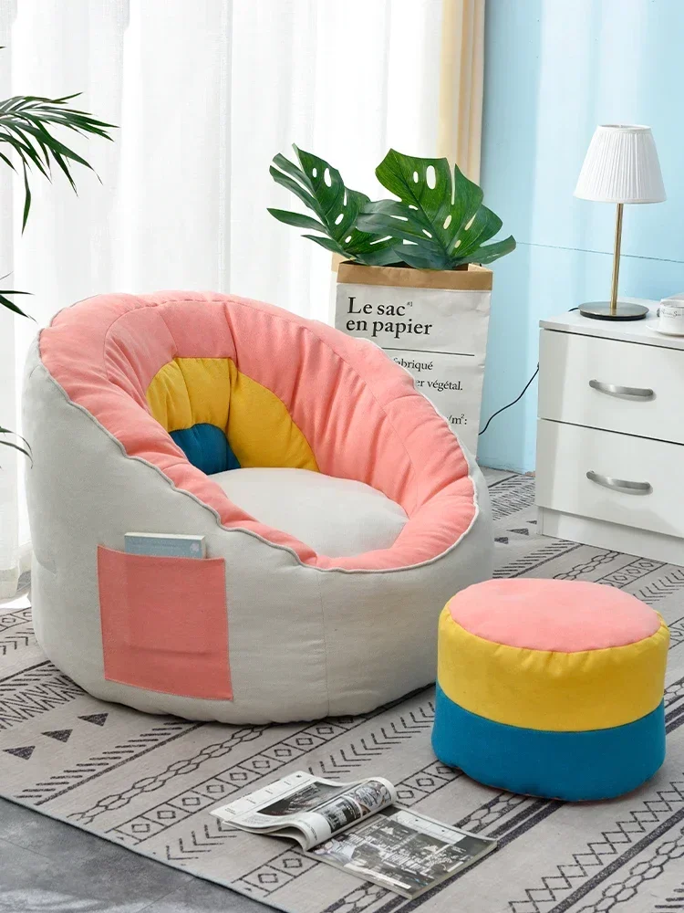 

Lazy sofa bean bag tatami small apartment chair single bedroom room girl heart online celebrity leisure lazy chair