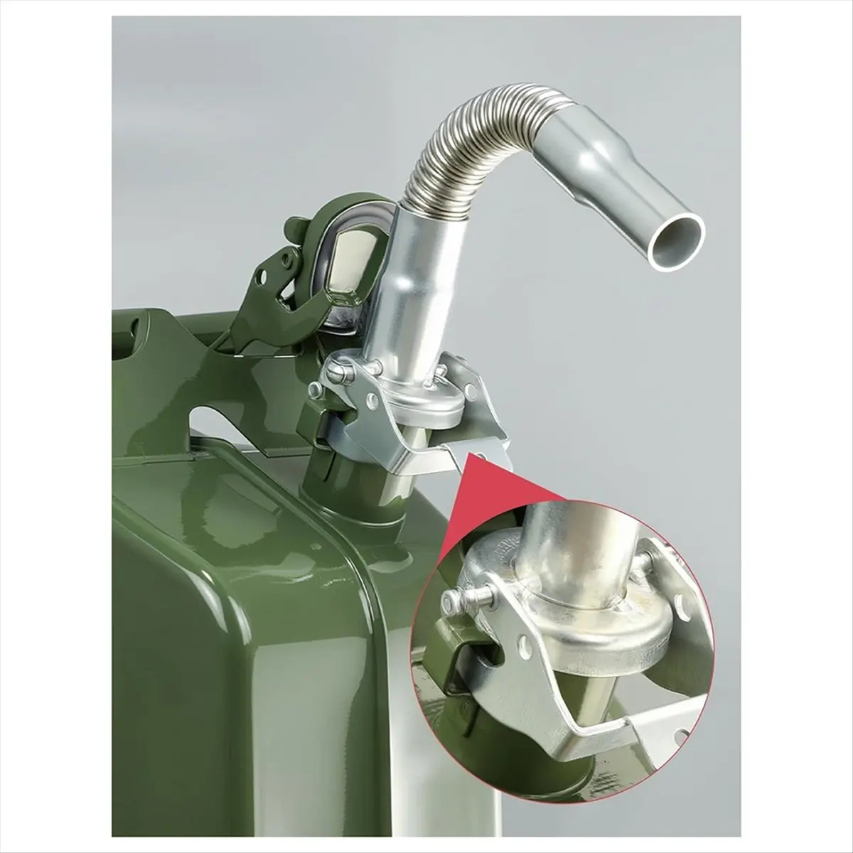 Rust Proof , Stainless Steel Car Pipe, Anti Static Spout with Mesh Filter, Secure, , Water Transfer