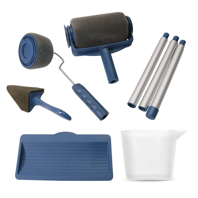 Ensemble de rouleaux de peinture pour décoration murale, Kit de pinceaux professionnels pour coureur de peinture, rouleaux de peinture multifonctionnels pour maison, ensemble d'outils professionnels