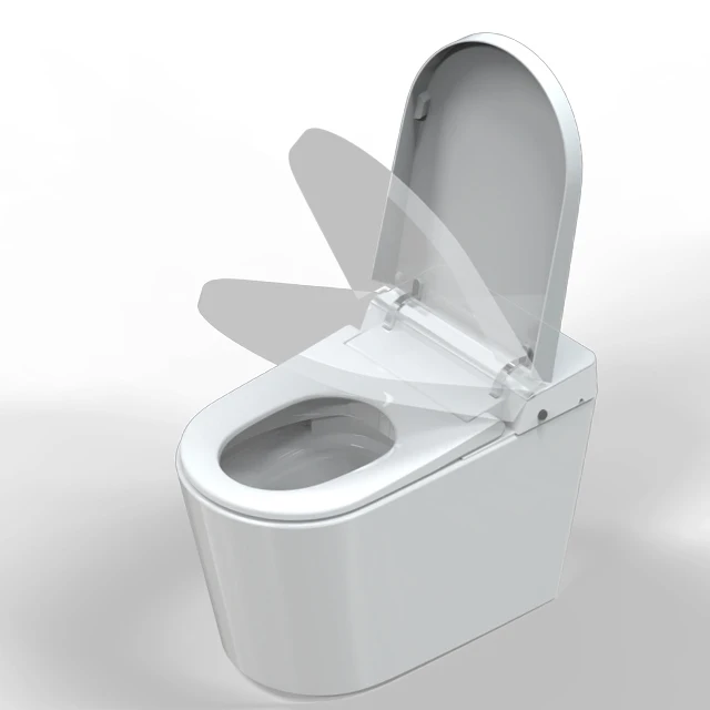 

Siphon Jet Flushing White Smart System Watermark Smart Intelligent Toilet Without Tank
