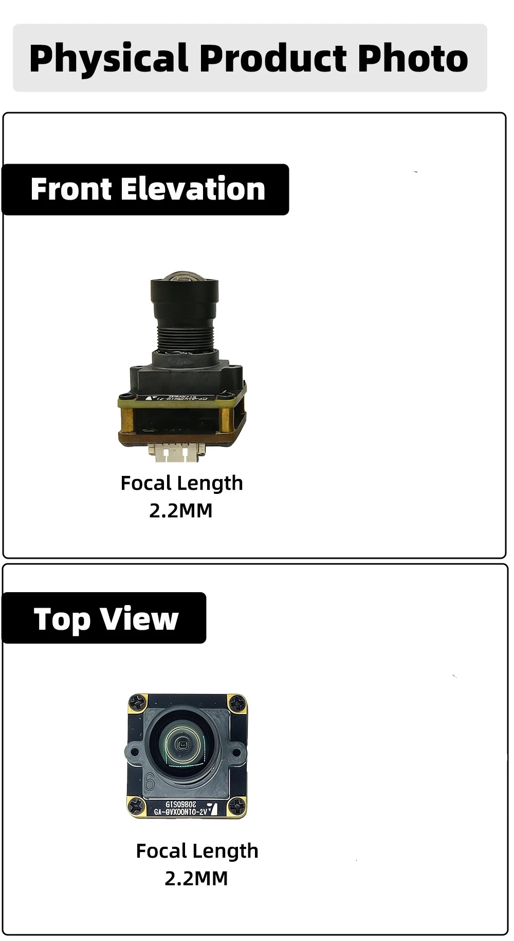 8MP IMX415 4K USB-Kameramodul 30fps mit 2,2mm Festfokus-Objektiv Weitwinkel 114° ° Industrielle USB-Webcam UVC Videoüberwachung – Detail 2